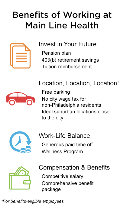 Benefits of working at Main Line Health