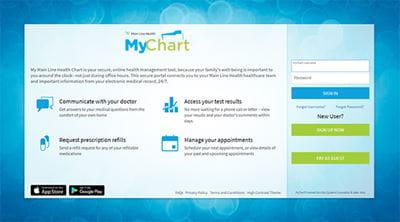 Documentation and Instructions MyChart Patient Services Main Line Documentation and Instructions MyChart Patient Services Main Line