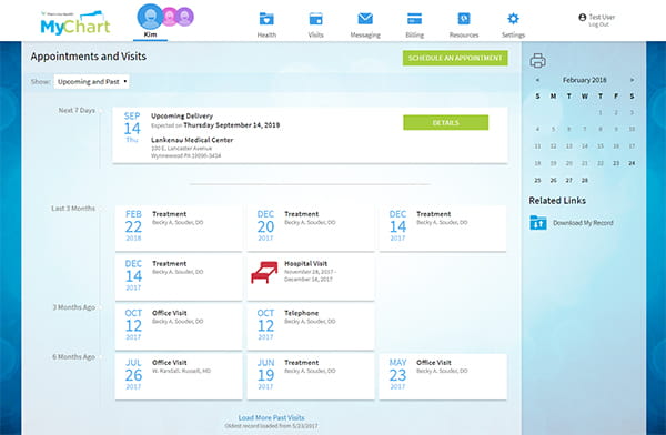 Managing Your Appointments Documentation MyChart Patient Services Managing Your Appointments Documentation MyChart Patient Services