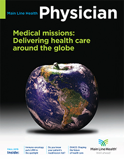 Main Line Health Physicians newsletter cover