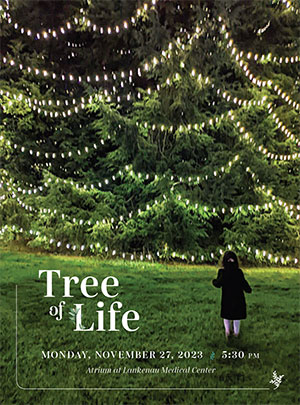 Tree of Life lighting ceremony