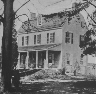 The Norris Homestead circa 1862 – the original location of The German Hospital of Philadelphia