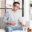 Man having stomach pain