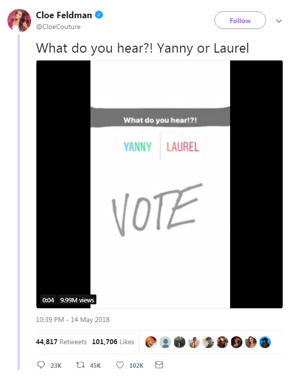 Yanny V Laurel Video Which Name Do You Hear Audio Global The Guardian