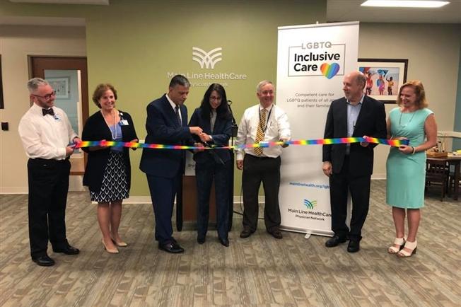 LGBTQ Inclusive Care ribbon cutting