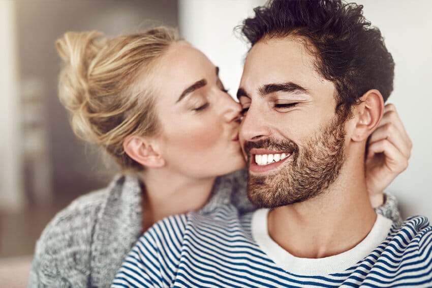 Affectionate young couple