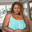 Woman holding belly in pain