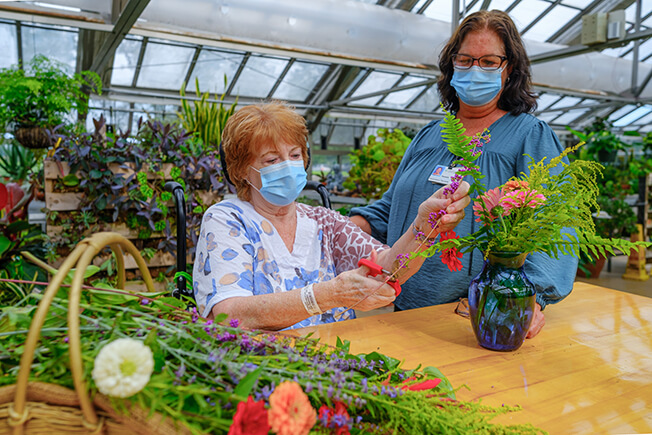 Bryn Mawr Rehab Hospital Horticultural Therapy Center