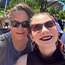Courtney and Zoey at a Pride event