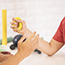 Physiotherapist is examining patient