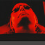 Young woman having red light therapy treatment.