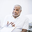 Man discussing health with doctor