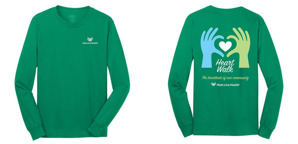 Heart Walk 2023 Main Line Health t-shirt