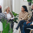 Group therapy counseling support meeting.