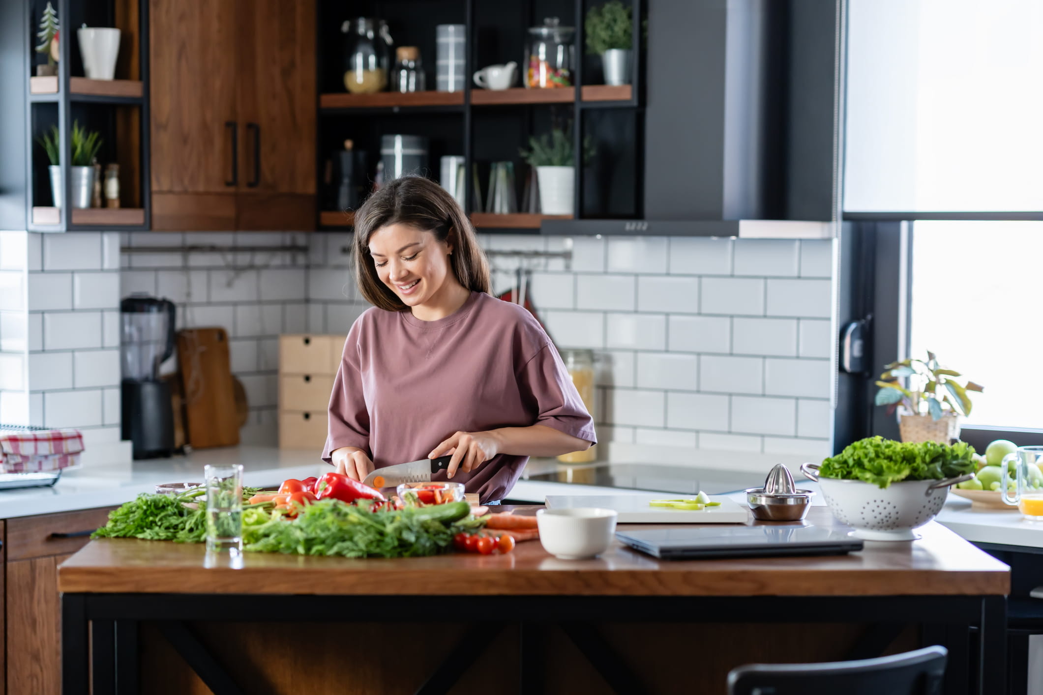 Woman in kitchen