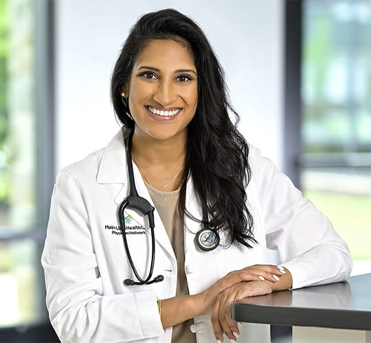 Main Line Health physician smiling at camera