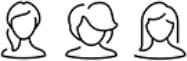 Icon of female faces