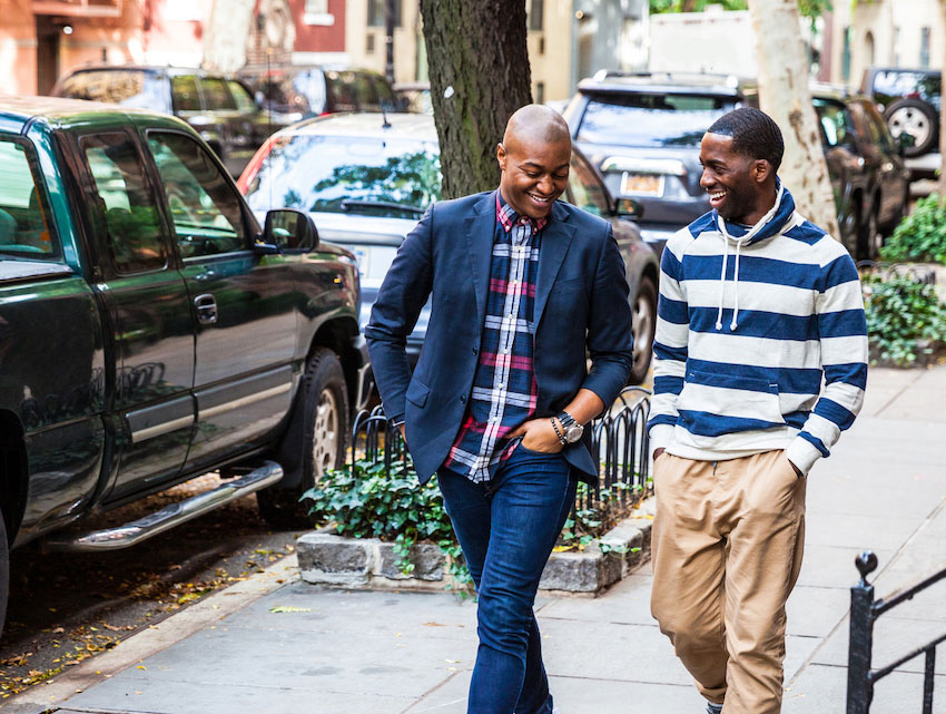 NYC gay couple