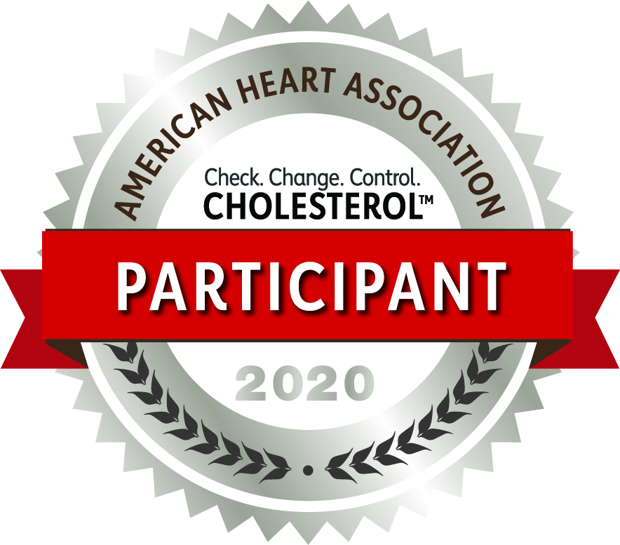 Check. Change. Control. Cholesterol Participant 2020 Seal