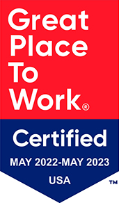 A Great Place to Work certification