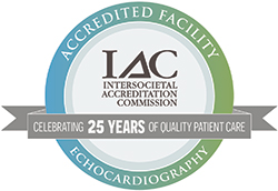 IAC Echocardiography Milestone logo