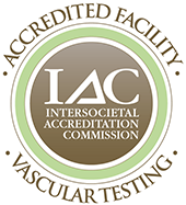 Intersocietal Accreditation Commission vascular testing accredited facility seal