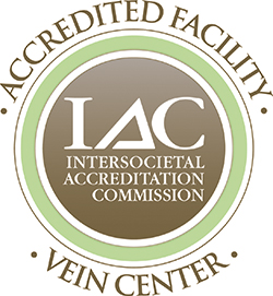 Intersocietal Accreditation Commission vein center accredited facility seal Intersocietal Accreditation Commission vein center accredited facility seal