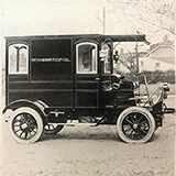 Bryn Mawr Hospital ambulance cira 1909