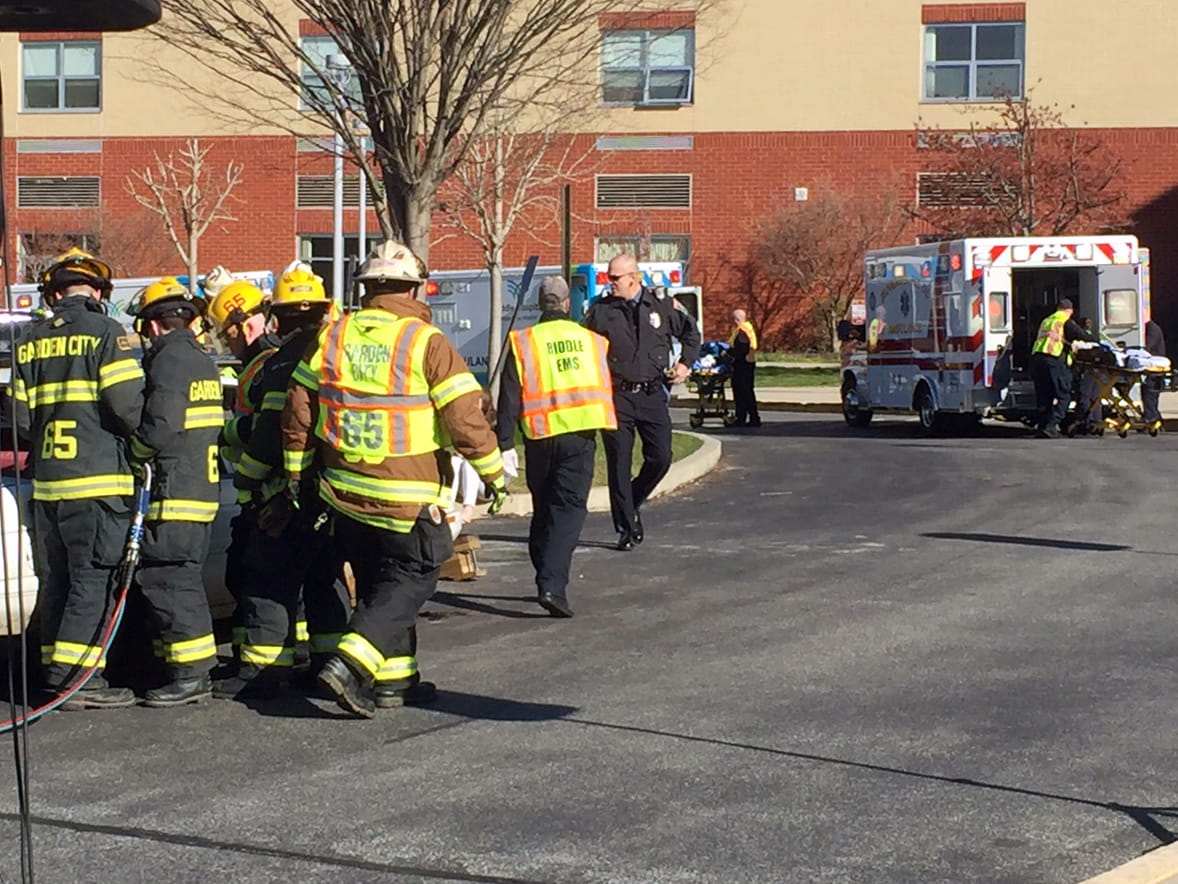 Strath Haven High School held the first mock crash Cruisin Smart® demonstration, presented by Riddle Hospital, a member of Main Line Health and State Farm on Wednesday March 30, 2016