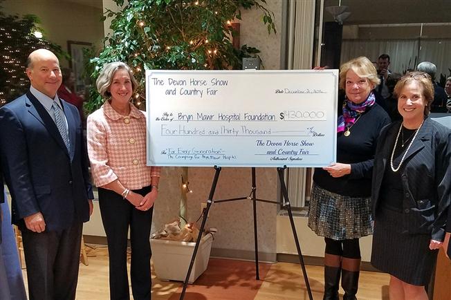 News Bryn Mawr Hospital Receives 430 000 Donation From Devon Horse Show And Country Fair Main Line Health Philadelphia Pennsylvania