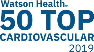 Watson Health 50 Top Cardiovascular Hospitals 2019 logo