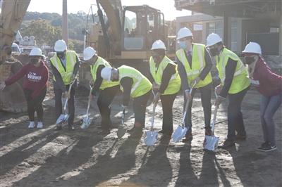 Main Line Health and Wawa leadership break ground