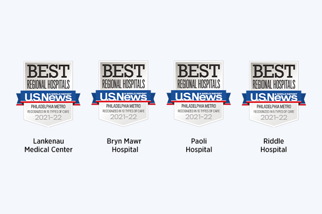 U.S. News and World Report Best Hospitals Badges