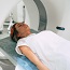 woman getting ct scan