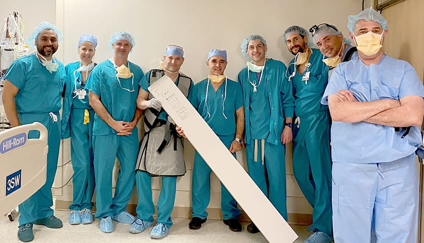 Align trial 1st procedure team