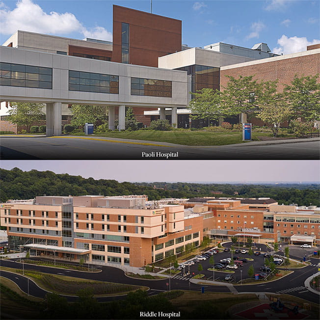 Paoli Hospital and Riddle Hospital