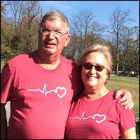 Marybeth and Bill Neyhard AHA Heart Walk