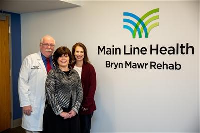 Yana Weiser-Shenkman with daughter at Bryn Mawr Rehab