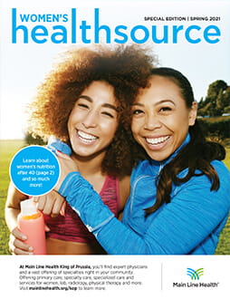Women's Health Source KOP Magazine Spring 2021 Cover