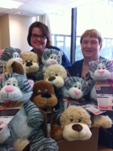 Theresa Rende (left) and Joy Gross of Lankenau's Maternity Unit